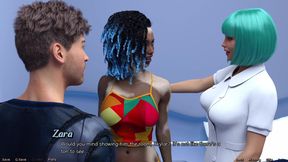 Stranded in Space #02 - Horny Black Girl Zarah Is Waiting for Me in My Bed