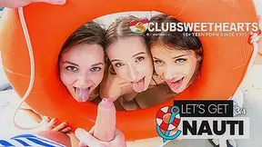 Let’s get Nauti! 18yo Foursome by ClubSweethearts