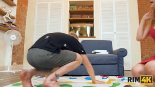 RIM4K. Red-haired cutie offers BF a game that leads to rimming and sex