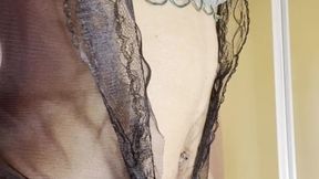See Through Lingerie Try On