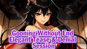 Gooning Without End – Elegant Tease & Denial Session | Goddess Hiyori