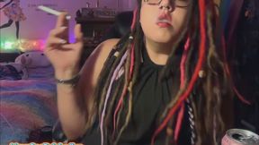 Two Smoking Sessions — Desk Confessions + Naked Oily BBW Bonus