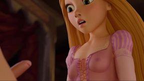 RedMoa - Rapunzel gets a little bit naughty with her guest's cock