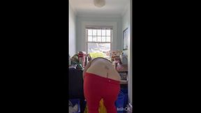 BBW buttcrack fetish video