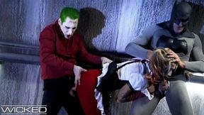 Wicked Harley Quinn Fucked By Joker & Batman