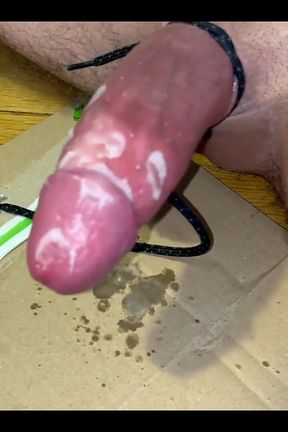 Estim Electro Cock Hot Wax Cum