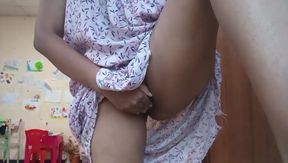 Indian Girl Masturbating with Dildo Asian Solo Fuck