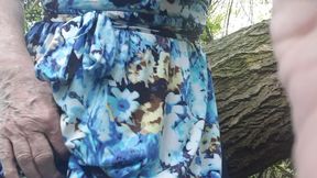 Blue summer dress