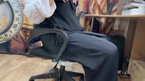 Watching Porn and Masturbating Arab MILF