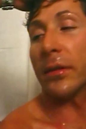 Italian Man Fucks Two Trannies and Gets Cum on His Face