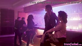 Joanna angel fucked by two shemales casey kisses and ts foxxy