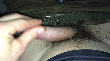Naughty Couple Fucked in the Bus while the Driver Left for a While. Hairy Pussy Creampied