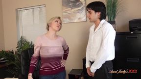 AuntJudysXXX - Busty Boss Lady Dee Williams Fucks Her Lazy Intern