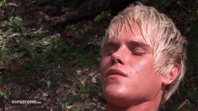 Eurocreme - Gay Twink Fucked by Lumberjack in Outdoors Gay Sex