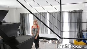 Stepdaughter Seduced & Scissored Roughly