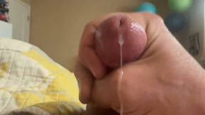 Early morning cumshot