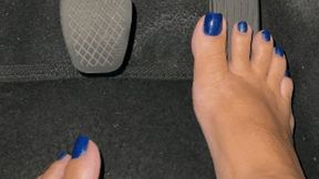 Juliette_RJ Joi Pedal Pumping on Blue toenails and spandex - mp4 version - PEDAL PUMPING - JOI - BLUE POLISH - BBW LEGS - DIRTY LANGUAGE - REVVIG - CUM ORDERS