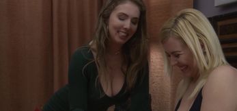 Curvy Lesbians Rub, Lick & Grind for Orgasm