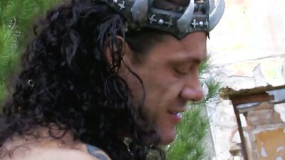 Fantasy Princess Takes On Muscled, Tattooed Strongman