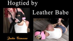 Hogtied by Leather Babe