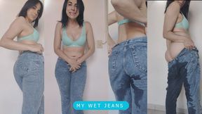 My jeans ended up wet, damp, and clinging to me once again.