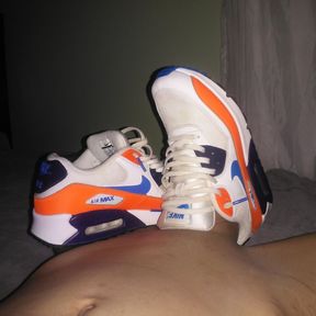 NIKE AIR MAX 90 on dick gently massaging very yummiest