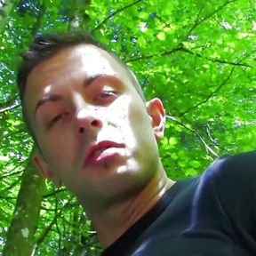 Meeting a Sexy Brunette in the Forest Makes the Guy Motivated for Outdoor Anal Sex