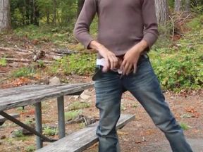 Outdoor Masturbation at the Camp Site