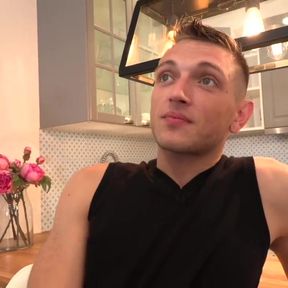 Sexy muscle straight boy accept to fuck by his friend boy