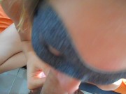 Whipped cream fun for blonde russian stepsister