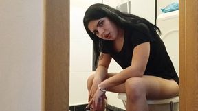 Farting in the bathroom