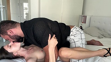 Lorenzo Viota Kiss my neck and sucking tits intense
