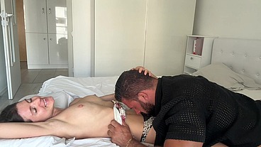 Lorenzo Viota Kiss my neck and sucking tits intense