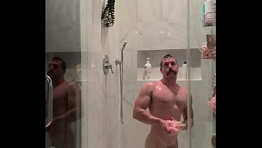A soft cocked soapy shower
