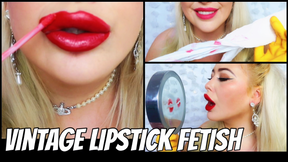 Taboo Vintage Mommy Applies Lipstick