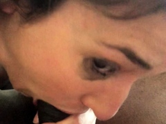 Big cock loving slut blowjob