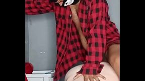 Rockeiro Dotado maceta rabo gordo com vontade e Goza Duas Vezes