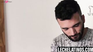LecheLatinos.com - Gonzo pleasures my boner and balls for cash