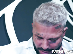 Bruno Max tastes and breeds hunk tattooed Danny Starr asshole