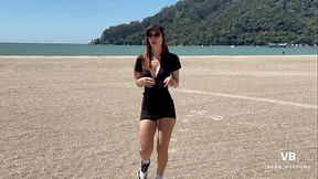 Sal&iacute_ a correr por la playa y me encontr&eacute_ al amigo de mi hijo