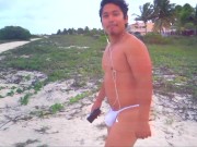 Zotzman - Hombre en tanga- Big Booty Men - Man InThong -Thong Man - Sisal, Yucatán P2 - Tangas Hom