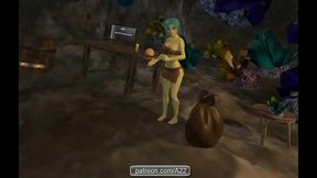 Step Into The VR Zone – 3D Animated Hentai Couple Enjoy Intense Virtual Sex