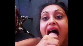 Priya Rai sucking D in a gym
