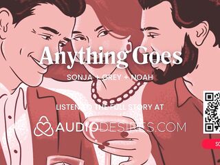 ASMR Audio Porn: 1st Time Hotwife Three-some at a Swingers Club with Cuckold Boyfriend – Erotic Audio Story