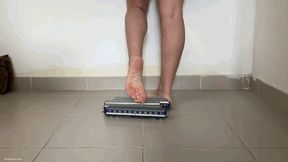 CRUSHING AND JUMPING ON MODEL TRAINS **CUSTOM CLIP** - MOV HD