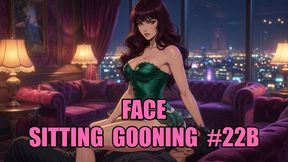 Face Sitting Gooning #22B: Smothered Under Goddess Curves (Animated)