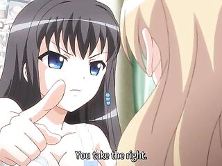 Eroge! Make Hot Games 4 - Comics golden-haired and brunette hair masturbate to watch who gets drilled 1st