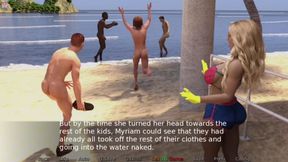 Gangbang Blowjob at Beach - Project Myriam - Life and Explorations - E62
