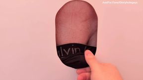 Big Cock Straight Guy Shoots Multiple Loads into Cum Glass at the Gloryhole