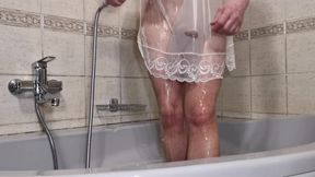 When Slut Michelle Just Takes Her Time and Enjoys Her New French Lingerie